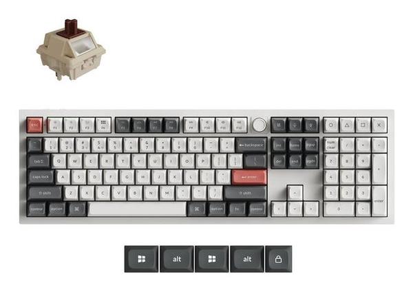 Keychron Q6 Ultra Wireless Mechanical Keyboard - White (Q6U-P3)