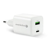 Charger 45W USB-C & USB Quick Charge 4.0 Wall Adapter - White