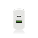 Charger 25W USB-C PD PPS & USB Quick Charge 3.0 Wall Charger - White