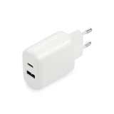Charger 25W USB-C PD PPS & USB Quick Charge 3.0 Wall Charger - White