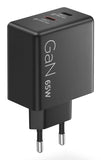 LENOVO 65W Dual USB-C GaN Power Adapter - Black