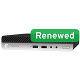 HP ProDesk 600 G4 DM - Intel Core i3-8100T - 8GB RAM - 128GB NVMe - Windows 11 Home