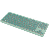 CANYON OnType 10 Low Profile Wired Keyboard - English Layout, Green