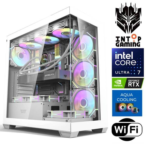 INTOP AQUA Ultra 7 270K Plus 32GB DDR5 1TB SSD M.2 NVME RTX5070 12GB WiFi no-OS