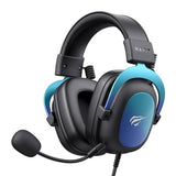 HAVIT H2002U PRO Bluetooth Gaming Headset - Black & Blue