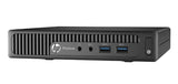 HP ProDesk 400 G2 Mini - Intel Core i5-6500T (4C/4T, 2.5 - 3.1 GHz, 6 MB)-HD Graphics 530-8GB DDR4-256GB NVme SSD-LAN-Win 11-