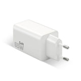 Charger GaN 65W 1x USB, 2x USB-C Quick Charge 4+ Wall Charger - White