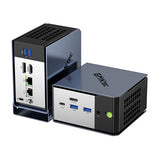 Mini PC - GMKtec EVO-X1, AMD Ryzen AI 9 HX 370, 32GB RAM, 1TB SSD, Black