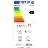 LG WT1210BBF Front Load Washer Dryer - 12kg Capacity, 1400 RPM, A/C Energy Class