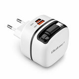 Charger T65 33W Dual Port Fast Charging Adapter (1xUSB-C, 1xUSB-A)