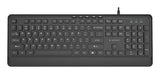 Gembird KB-MCH-05 Slim Wired Multimedia Keyboard - Black, US Layout