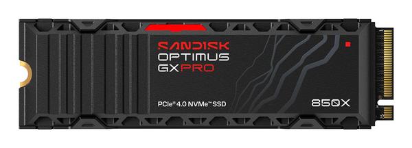 SANDISK Optimus GX PRO 850X NVMe SSD 4TB with Heatsink