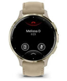 Garmin 010-02785-55 Smartwatch: 41mm AMOLED, GPS, Wi-Fi, Gold