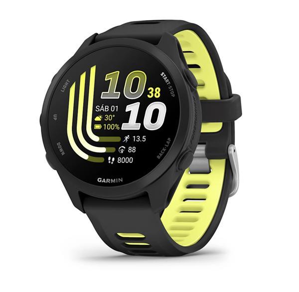 Forerunner 170 GPS Running Smartwatch - Black with Black/Amp Yellow Band