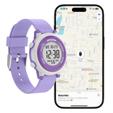 Digital Watch WatchMe with Apple FindMy feature - Purple