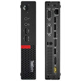 Lenovo M910q Intel Core i5-6500T (4C/4T, 2.5 - 3.1 GHz, 6 MB) - 8 GB DDR4 RAM - 256 GB M.2 SSD - Intel HD Graphics 530 - Windows 11 Pro - Updated
