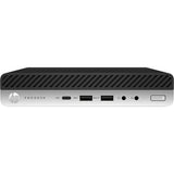 HP ProDesk 600 G3 Mini; Intel® Core™ i5-7500T (4C/4T 2.7 GHz, up to 3.3 GHz, 6 MB - 8 GB - 256 GB SSD - Intel HD Graphics 630 - Intel® 8265 802.11ac + BT - Windows 11