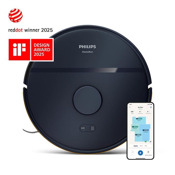 Philips HomeRun 2000 Series Aqua Robot Vacuum XU2000/15 - Wet & Dry Cleaning