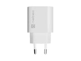 SIENINIS Natec Ribera 20W Dual Port Wall Charger - USB-A & USB-C - Black