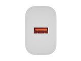 NATEC RIBERA 18W USB-A Wall Charger - White