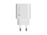 SIENINIS NATEC RIBERA 20W USB-C Wall Charger - White