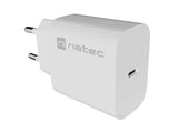 SIENINIS NATEC RIBERA 20W USB-C Wall Charger - White
