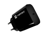 NATEC Ribera 20W USB-C Wall Charger - Black