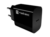 NATEC Ribera 20W USB-C Wall Charger - Black
