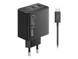 LENOVO 65W Dual USB-C GaN Power Adapter - Black
