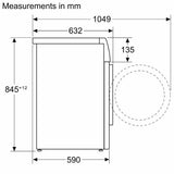 WAN2829LSN Bosch Serie 4 Washing Machine - 9kg 1400rpm