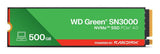 Western Digital Green SN3000 NVMe 500GB M.2 PCIe 4.0 QLC SSD