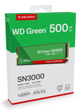 Western Digital Green SN3000 NVMe 500GB M.2 PCIe 4.0 QLC SSD
