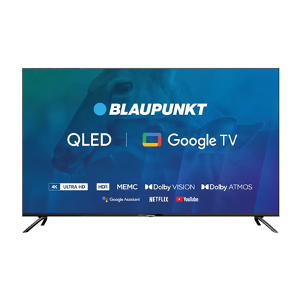 Blaupunkt 50QBG6000S 50" QLED 4K UHD Google Smart TV - Black