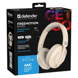 HEADPHONES Defender FreeMotion B485 ANC Bluetooth Headphones - Beige