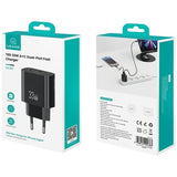 Charger T65 33W Dual Port Fast Charging Adapter (1xUSB-C, 1xUSB-A)