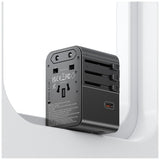 Travel 70W Universal Power Adapter - US/AU/EU/UK Black