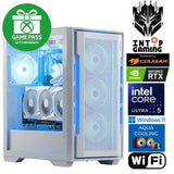 INTOP AQUA Ryzen 5 7500F 16GB 500SSD RTX5060 8GB WiFi WIN11 POWERED BY COUGAR