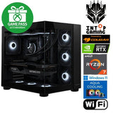 INTOP AQUA Ryzen 7 7800X3D 32GB 1TB SSD RTX5070 12GB WiFi WIN11 POWERED BY COUGAR