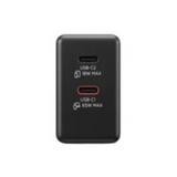 LENOVO 65W Dual USB-C GaN Power Adapter - Black