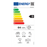 INDESIT IMA630EE Front-Load Washing Machine - 6kg Capacity, 1000 RPM, D Energy Class