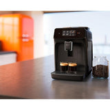 Philips - Coffee maker Series 1200 - EP1200/00 - Pump pressure 15 bar - Automatic - 1500 W - Black