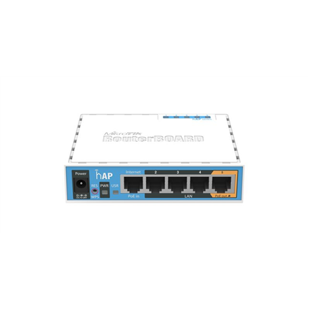 MikroTik hAP RB951Ui-2nD Wireless Router - 2.4GHz, 5xLAN, PoE Out