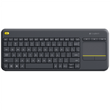 LOGITECH K400 Plus Wireless Touch Keyboard - Black (US Layout)