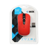 Bevielė iBOX Loriini Pro Wireless Optical Mouse, Red