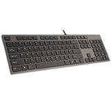 A4Tech KV-300H Wired USB Keyboard - Black (US Layout)