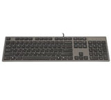 A4Tech KV-300H Wired USB Keyboard - Black (US Layout)