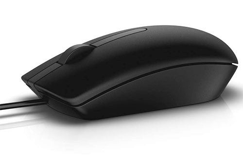 DELL MS116 black wired optical mouse