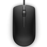 DELL MS116 black wired optical mouse